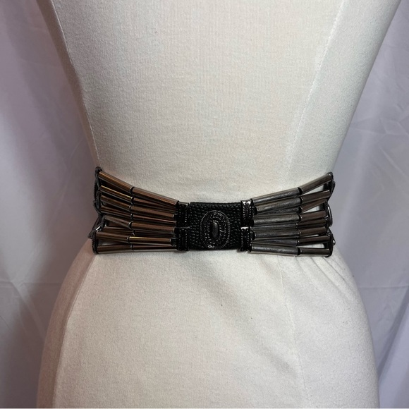 Accessories - 90s Punk Leather & Metal Belt